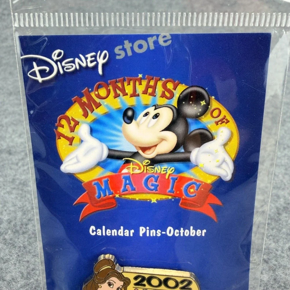 Disney Store 12 Months of Magic October 2002 Belle Beauty & the Beast Pin